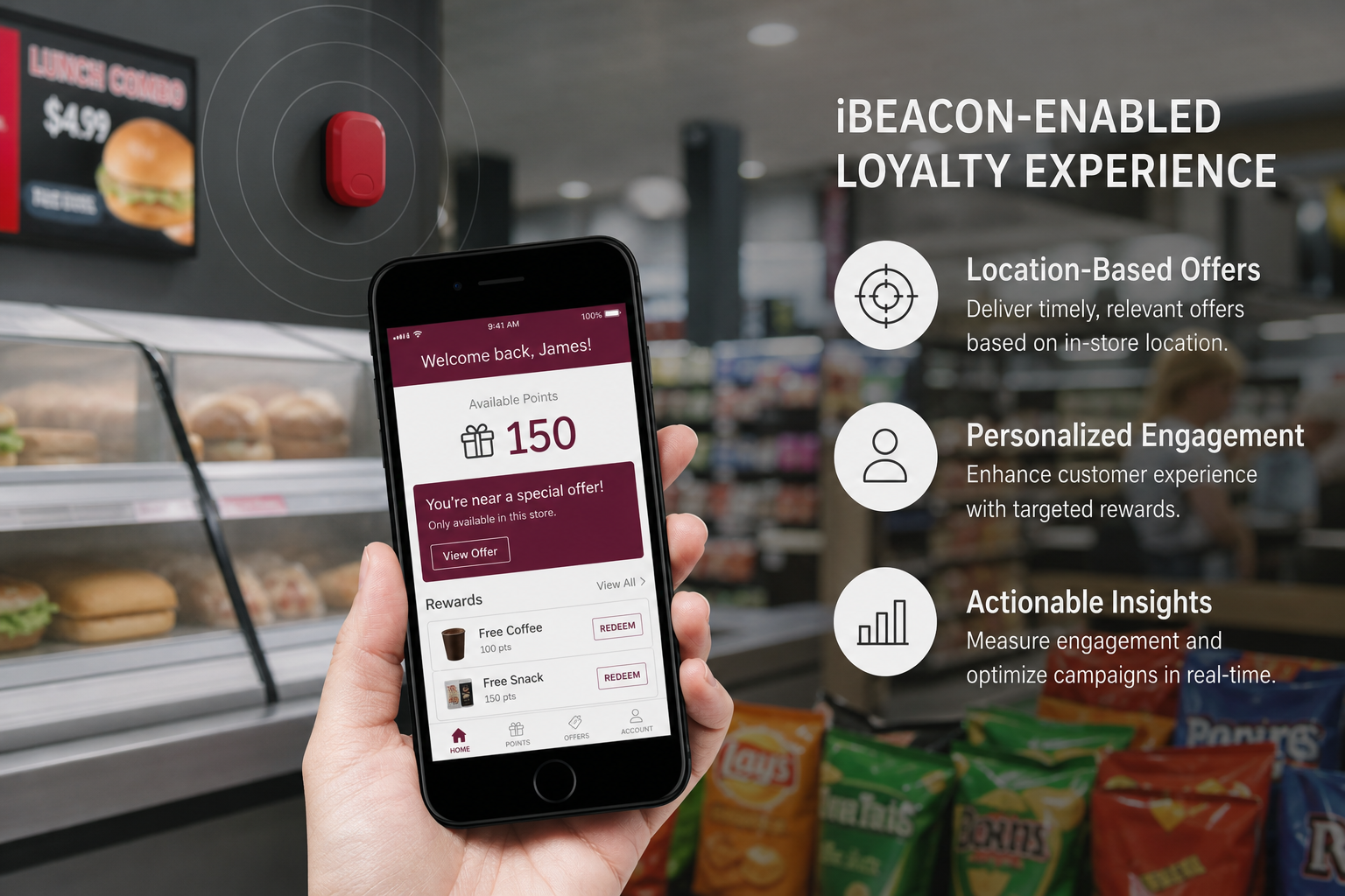 iBeacon App for Retail – Night Owl