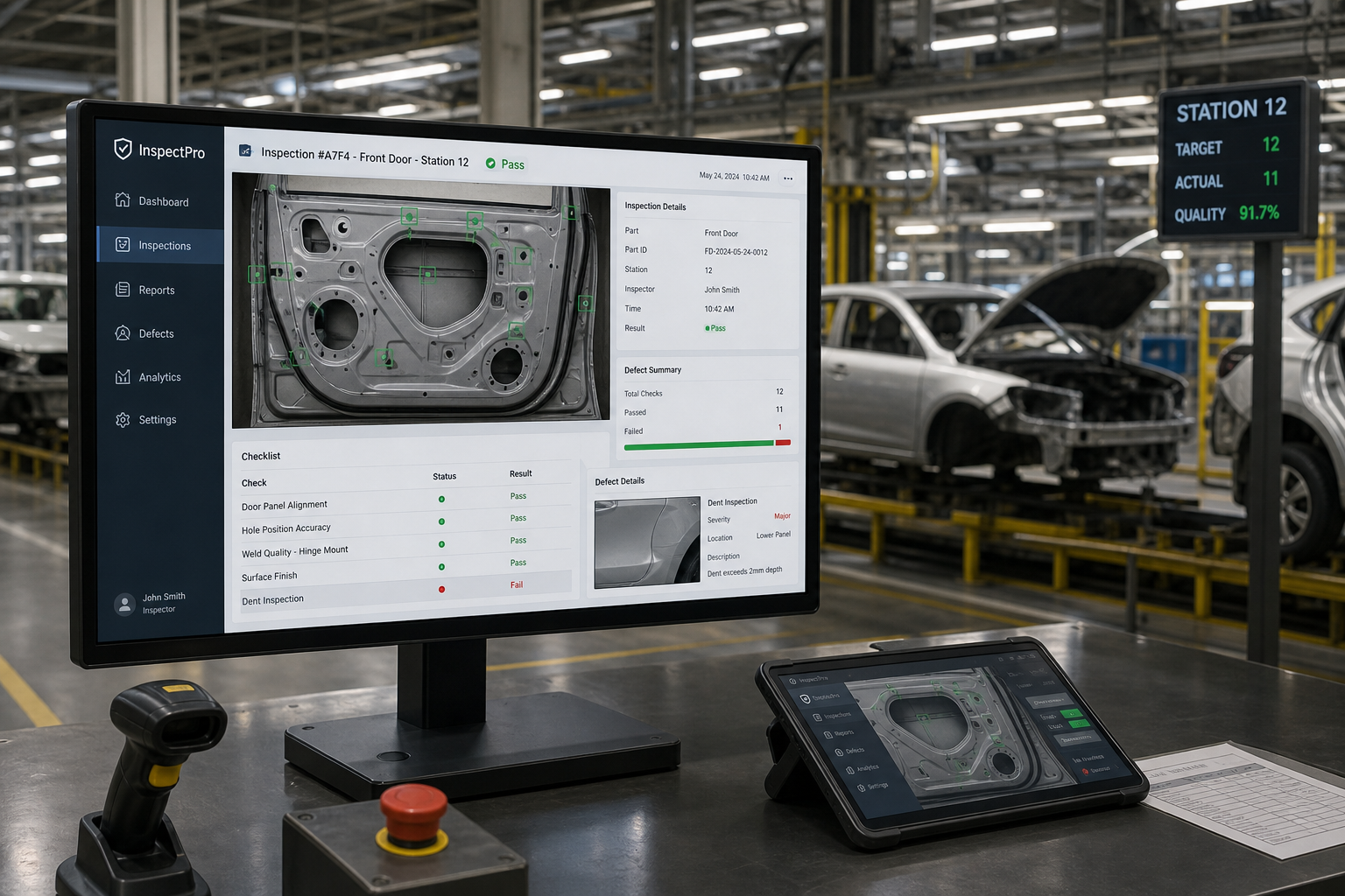 Quality Inspection System For Automobile